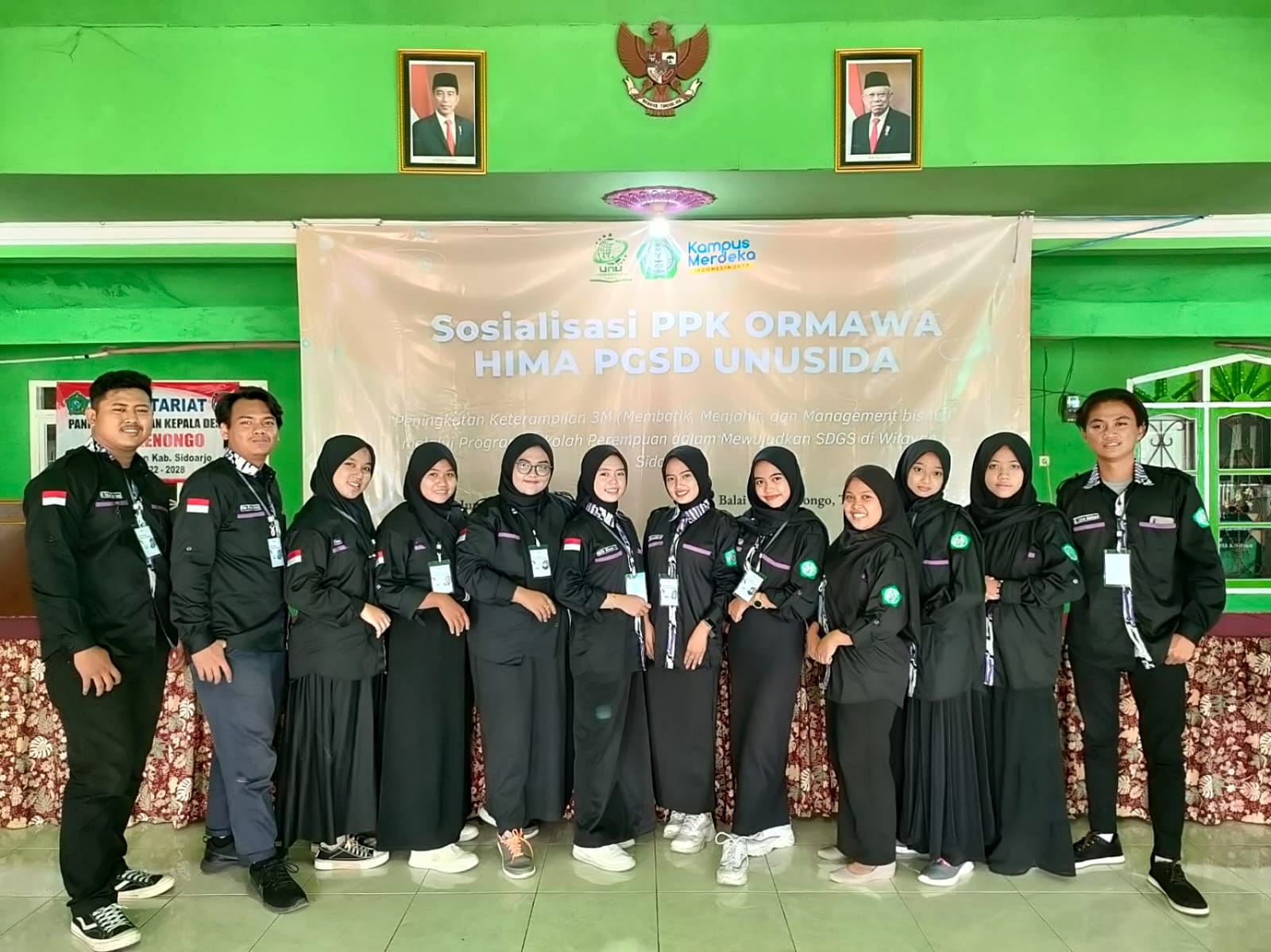 Selamat Dan Sukses Hima Prodi PGSD UNUSIDA Lolos Seleksi Akhir PPK ORMAWA Tahun 2022